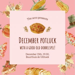 Potluck and 'Sinterklaas dobbelspel'