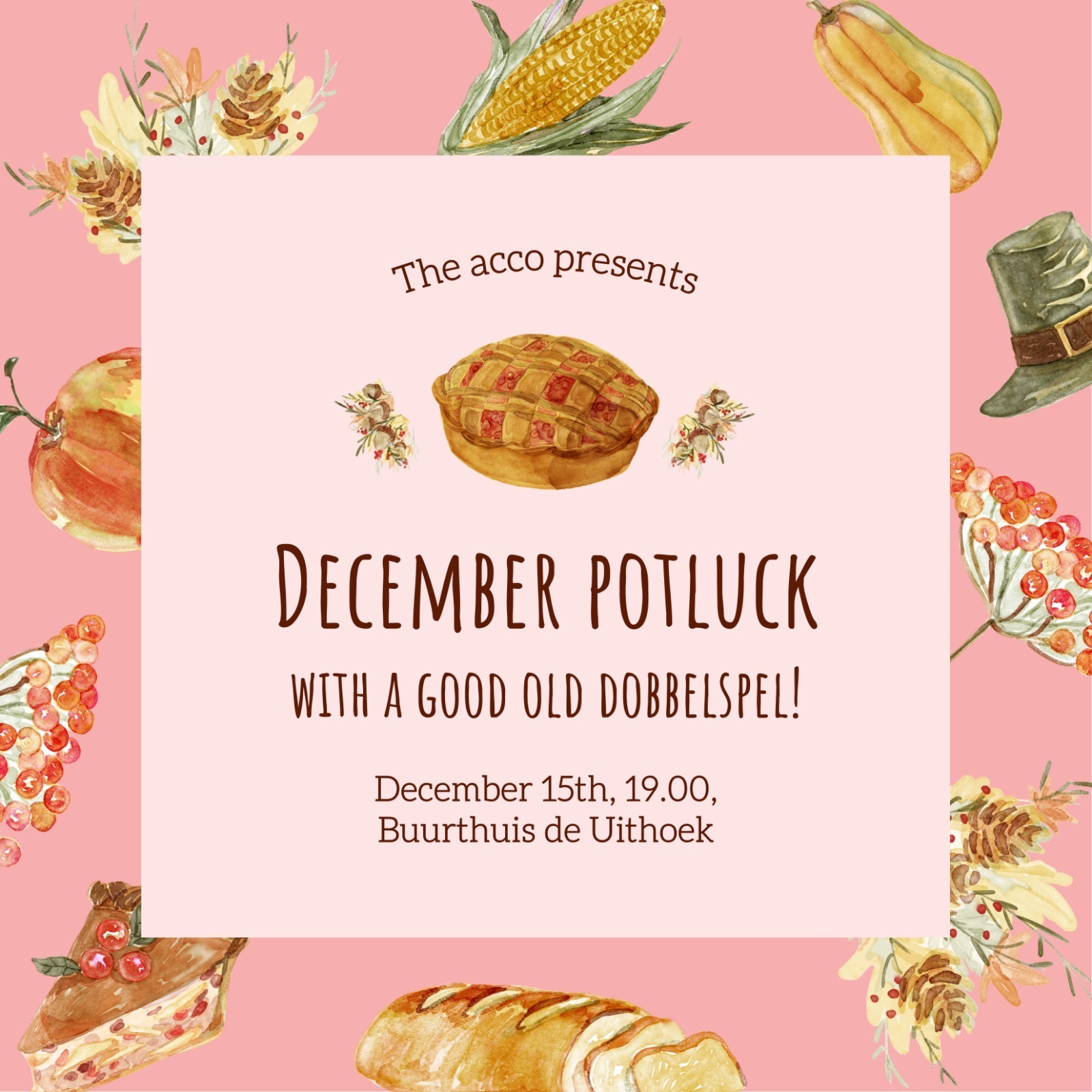 Potluck and ‘Sinterklaas dobbelspel’