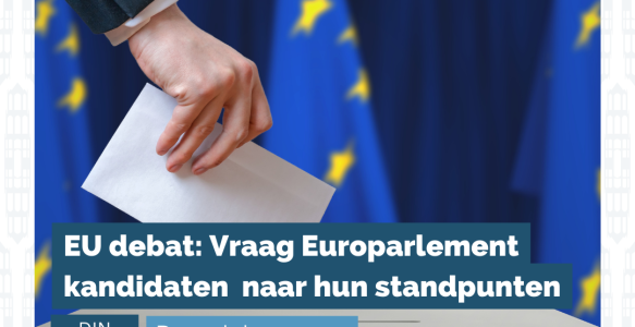 EU debat: Vraag Europarlement kandidaten naar hun standpunten